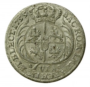 Augustus III. Sachsen, Sechster Juli, 1755 EG, Leipzig (554)