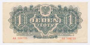 PRL, 1 Zloty 1944 AA - obligatorisch (1009)
