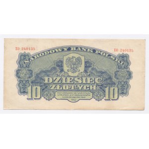 PRL, 10 złotych 1944 EO - obowiązkowym (1011)