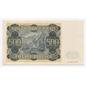 GG, 500 zl. 1940 B (1021)