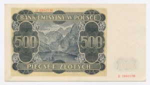 GG, 500 zloty 1940 B (1021)