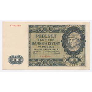 GG, 500 gold 1940 A (1022)