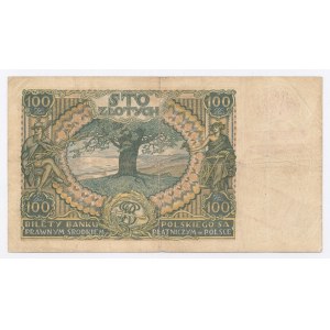 GG, 100 zlatých 1932 AW. - falešný okupační přetisk z tohoto období (1024)