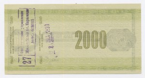 NBP traveler's check, 2,000 zloty 1980 (1027)
