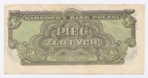 PRL, 5 złotych 1944 BC - obowiązkowym (1031)