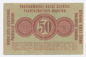 Ober Ost, Poznaň, 50 Kopiejek 1916 - krátká doložka (P2c) (1042)