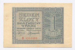 GG, 1 złoty 1940 D (1047)