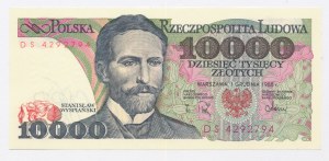 Poľská ľudová republika, 10 000 zlotých 1988 DS (1050)