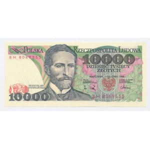 Volksrepublik Polen, 10.000 Zloty 1988 BH (1057)