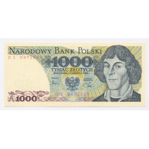 Repubblica Popolare di Polonia, 1.000 zloty 1982 DS (1061)