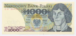 People's Republic of Poland, 1,000 gold 1979 CH (1062)