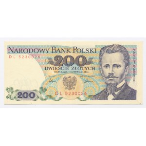 PRL, 200 zloty 1986 DL (1063)