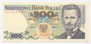 PRL, 200 złotych 1986 DL (1063)