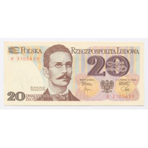 PRL, 20 złotych 1982 B (1070)