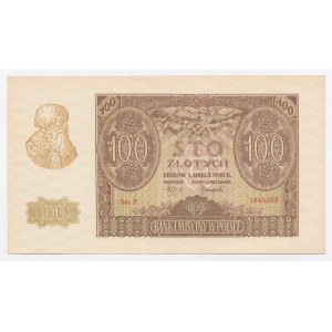 GG, 100 zl. 1940 E (1072)