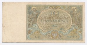 II RP, 10 Zloty 1926 Ser.CA - Stückelung im Wasserzeichen (1075)