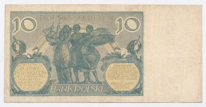 II RP, 10 Zloty 1926 Ser.CA - Stückelung im Wasserzeichen (1075)