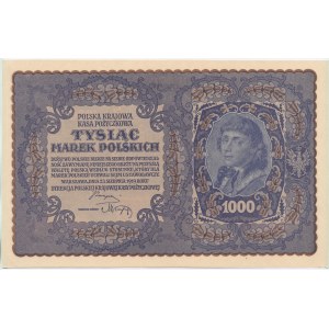 II RP, 1 000 mkp 1919 1. série M (1077)