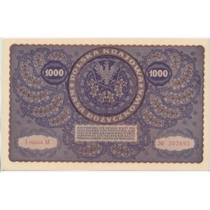 II RP, 1.000 mkp 1919 1. Serie M (1077)
