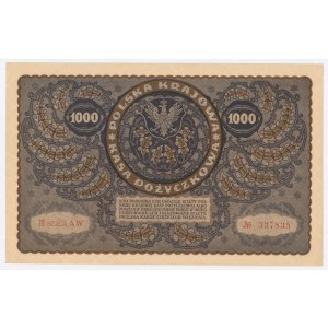 II RP, 1,000 mkp 1919 III Series AW (1080)