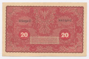 II RP, 20 mkp 1919 II Serja C (1082)
