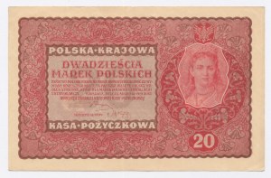 II RP, 20 mkp 1919 II Serja W (1083)