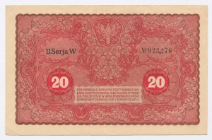 II RP, 20 mkp 1919 II Serja W (1083)