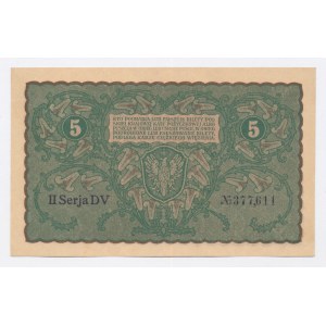 II RP, 5 mkp 1919 II Serja DV (1085)