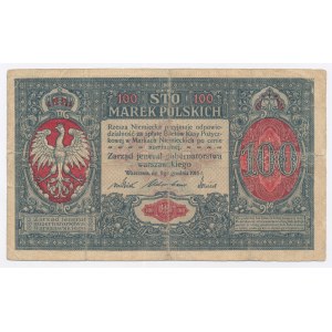GG, 100 mkp 1916 Allgemein - 7 Figuren (1087)