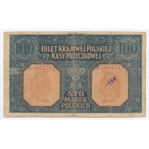 GG, 100 mkp 1916 General - 7 figures (1087)