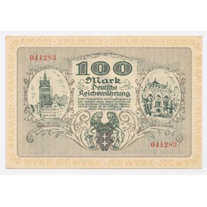 Slobodné mesto Gdansk, 100 mariek 1922 (1093)