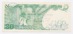 Solidarité, 30 pièces d'argent 1981 - Jaruzelski (1100)