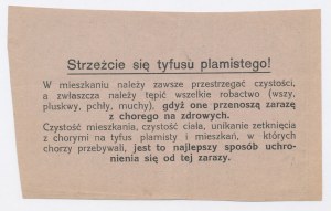 Varšava, potravinový lístek na chléb 1918 - 65 (1127)