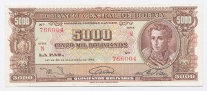 Bolívia, 5000 Bolivianos 1945 (1145)