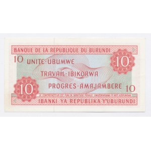 Burundi 10 franchi 1970 (1147)