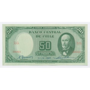 Chile, 50 peso 1947 (1148)
