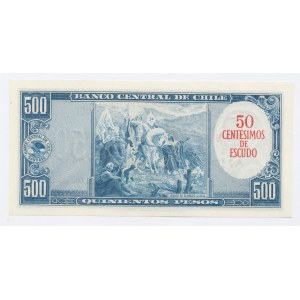 Chile 500 Peso=50 Kondore 1947 (1149)