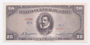 Čile, 20 peso 1947 (1150)