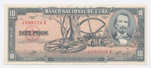 Cuba, 10 peso 1960 (1158)