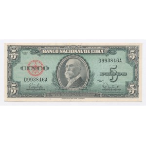 Cuba, 5 pesos 1960 (1159)