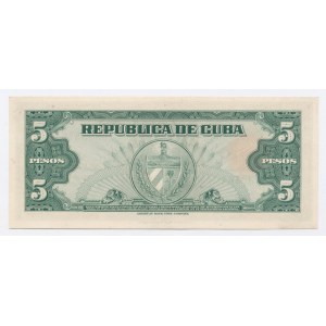 Kuba, 5 peso 1960 (1159)