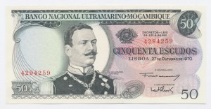 Mosambik, 50 eskudo 1970 (1166)
