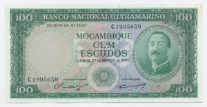 Mozambico, 100 eskudo 1961 (1167)