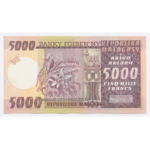 Madagascar, 5,000 francs [1974 -1975] no date (1172)