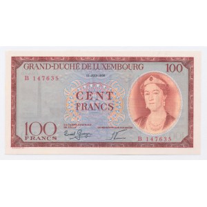 Luksemburg, 100 franków 1956 (1177)