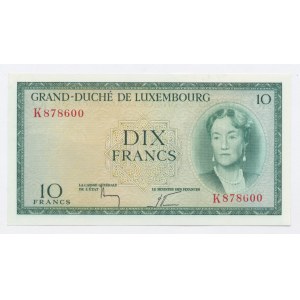 Luxembursko, 10 frankov 1987 (1178)