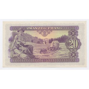 Lucembursko, 20 franků 1943 (1179)