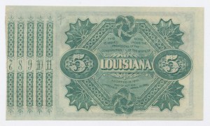 USA, Luizjana, Nowy Orlean, 5 dolarów 1875 (1182)