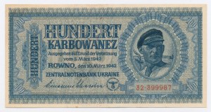 Ukraine, 100 Karbovets 1942 (1189)