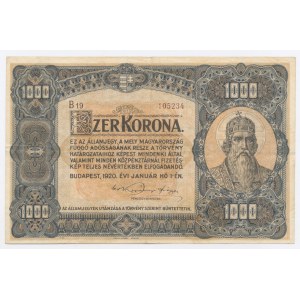 Hongrie, 1 000 couronnes 1920 (1203)